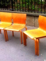 Chaises de conférence design 1960