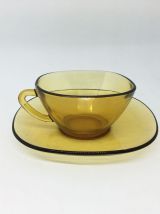 6 tasses à café Vereco assorties