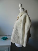 Gros gilet irlandais 100% Laine vintage 70's