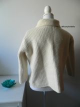 Gros gilet irlandais 100% Laine vintage 70's