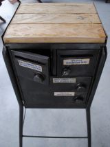 Meuble industriel station service