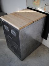 Meuble Ronéo PTT 2 tiroirs indus