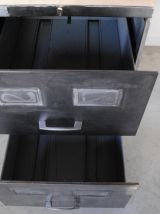 Meuble Ronéo PTT 2 tiroirs indus