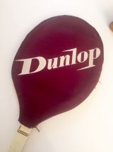 Raquette de tennis vintage de collection Dunlop