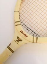 Raquette de tennis vintage de collection Dunlop