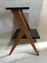 Console, étagère bois et formica 60s