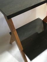 Console, étagère bois et formica 60s