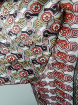Robe imprimé fleuri paisley vintage 40's