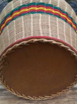 Joli panier - osier et scoubidou - vintage