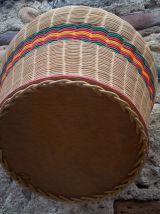 Joli panier - osier et scoubidou - vintage
