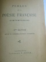 Livre ancien "Perles De La Poésie Française Contemporaine" 5ème édition