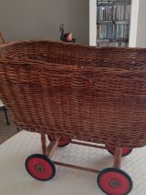 Landau rotin vintage années 60