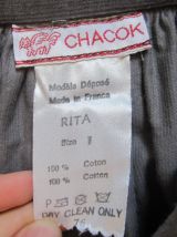 Jupe longue rétro vintage Chacok en velours