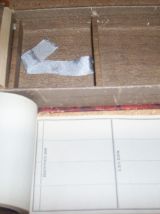 BOITE DE JEUX DE CARTES EN CUIR FORME LIVRE GRAVER 