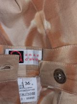 Ensemble pantalon été "Anne d'Aleth" imprimé T36