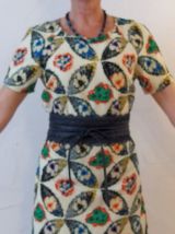 Robe kaleidoscope coloré T36-38