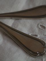 Ercuis-Couverts de Baptême en métal argenté