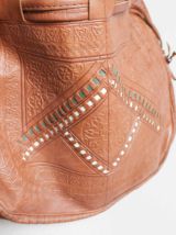 sac vintage cuir style hippie, bohème