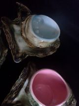 Petit service a café coquillages tasses théière 60's vintage