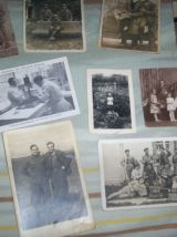 lot 30 cartes postales photos soldats couples mariages etc ..