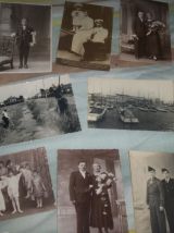 lot 30 cartes postales photos soldats couples mariages etc ..