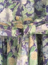 Robe à fleurs bleues - prairie - floral