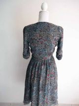 Robe portefeuille 100% Soie motif liberty