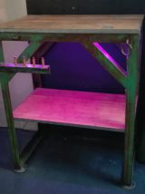 Console Indus Metal et bois 