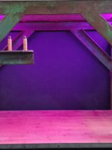 Console Indus Metal et bois 