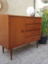 Commode enfilade meuble sous vasque vintage