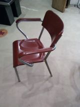 tables + fauteuil métal et bakelite