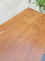 commode en bois vintage asymétrique