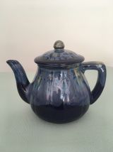 Théière trois pièces vintage en céramique