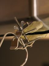 Lampe spot à pince en alu