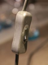 Lampe spot à pince en alu