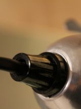 Lampe spot à pince en alu