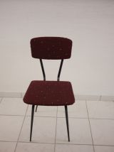 Chaise vintage wax prune