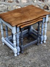 Tables gigognes chêne massif