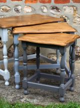 Tables gigognes chêne massif