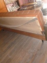 salon vintage skai canape 2 fauteuils 1960