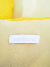 Top 100% Soie jaune col Bardot épaules dénudées