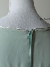 Robe babydoll fluide vert menthe vintage 60's