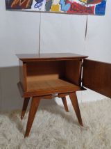 Chevet vintage une porte pieds compas