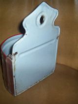 lot 2 pots a sel et sucre mural des années 1950 