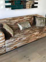 Canapé Cuir Vintage