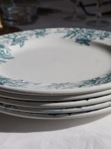 5 assiettes Terre de Fer, Moustiers