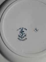 5 assiettes Terre de Fer, Moustiers