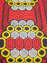 Lot de 4 chaises wax