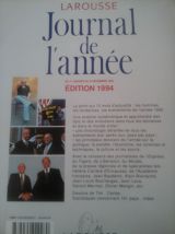 Le 20 ème  Siècle à la UNE / Journal de l'année 1993
