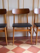 Série de six chaises scandinaves Ulferts